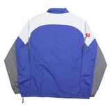 NFL Mens Blue & Grey Team Jacket L Polyester Blend Zip Sportswear Casual