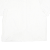 CHARLES VOGELE Womens White Shirt L Cotton Blend Casual Button Down