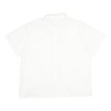 CHARLES VOGELE Womens White Shirt L Cotton Blend Casual Button Down
