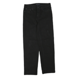 Calvin Klein Womens Black Regular Fit Straight Denim Medium Wash W30 L28 Classic