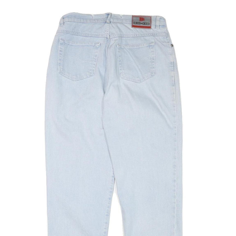 DISMERO Womens Jeans Blue Relaxed Straight Denim Light W30 L31 Casual Comfort