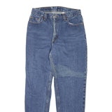 LEVI'S Womens Regular Fit Blue Denim Jeans W30 L30 Zip Classic Pockets
