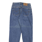 LEVI'S Womens Regular Fit Blue Denim Jeans W30 L30 Zip Classic Pockets