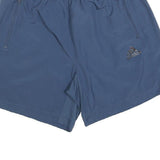 ADIDAS Mens Shorts Blue L W32 Sports Casual Zip Pocket Lightweight
