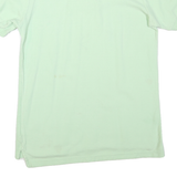 CHAPS Mens Pale Green Short Sleeve Plain Polo Shirt S Cotton Blend Casual