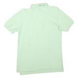 CHAPS Mens Pale Green Short Sleeve Plain Polo Shirt S Cotton Blend Casual
