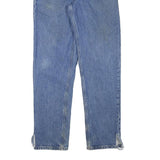 CARHARTT Mens Blue Denim Regular Straight Cotton Blend Medium W30 L31 Zip