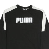 NIKE Mens Black Crew Neck XL Sweatshirt Cotton Pullover Sportswear Casual