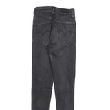 LEVI'S Big E Womens Slim Skinny Denim Dark Black W25 L30 Stretch Cotton Jeans