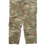 BETHEL INDUSTRIES Mens Cotton Blend Camouflage Regular Fit Cargo Trousers W35