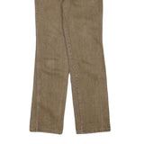 WRANGLER Mens Regular Fit Straight Brown Denim Jeans W28 L31 Classic Style Zip