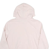 PUMA Womens Pink Hoodie L Cotton Blend Pullover Logo Sweatshirt