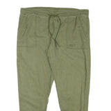 JACK WOLFSKIN Mens Lyocell Green Relaxed Drawstring Trousers W40 L29 Casual