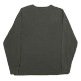 CARHARTT Mens Grey Pocket T-Shirt L Long Sleeve Crew Neck Cotton Classic