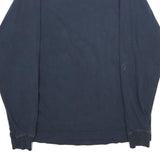 CARHARTT Mens Blue Long Sleeve T-Shirt S Crew Neck Cotton Pocket