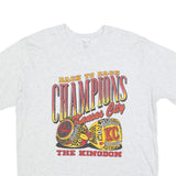 WHERE IM FROM Mens Grey Back To Back Champions Graphic T-Shirt XL Crew Neck