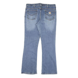 CARHARTT Womens Jeans Blue Regular Flared Denim Medium W32 L30 Classic Cotton