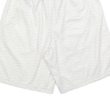 NIKE Mens White Casual Sports Shorts XS W25 Fly 96 Logo Drawstring
