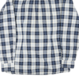 TOMMY HILFIGER Mens Blue & Grey Check Shirt M Button Down Casual Style
