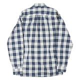 TOMMY HILFIGER Mens Blue & Grey Check Shirt M Button Down Casual Style