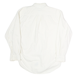 TOMMY HILFIGER Mens White Shirt S Button-Down Long Sleeve Classic Cotton