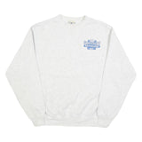 LEE Mens White Schooner Riverside Pullover Sweatshirt M Cotton Blend Casual