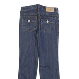 TRUE RELIGION Girls Jeans Blue Slim Straight Denim Medium W28 L29 Stylish Zip