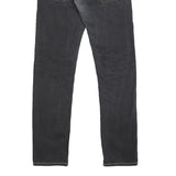 LEVI'S 511 Skinny Slim Mens Jeans Black Denim W29 L30 Zip Cotton