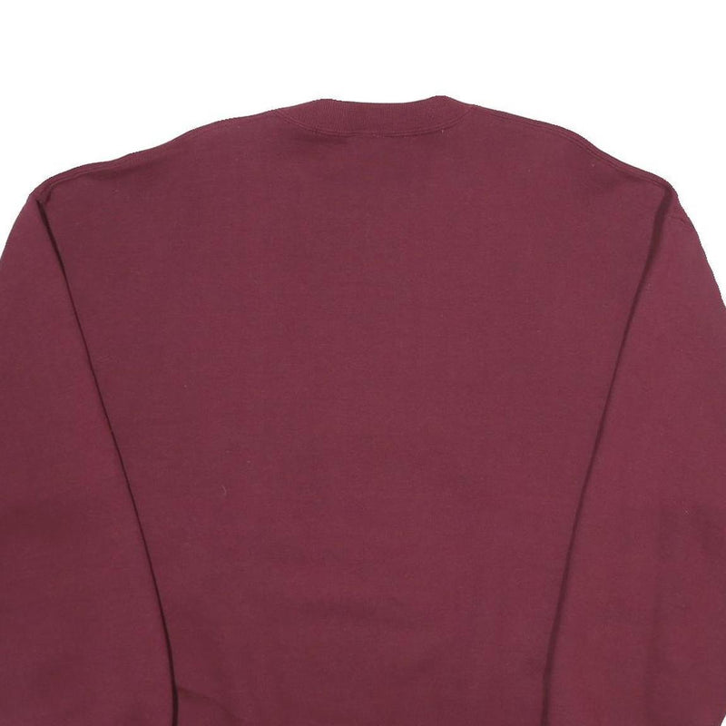 RUSSELL ATHLETIC Mens Maroon Simon & Jude Crew Neck XL Sweatshirt Cotton Blend
