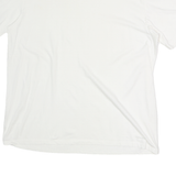 CALVIN KLEIN Mens White T-Shirt XL Short Sleeve Crew Neck Plain Cotton