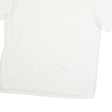 CALVIN KLEIN Mens White T-Shirt XL Short Sleeve Crew Neck Plain Cotton