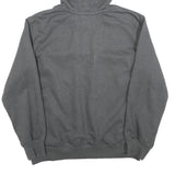 CARHARTT Mens Grey Hoodie L Cotton Pullover Pocket Casual Workwear Sweatshirt