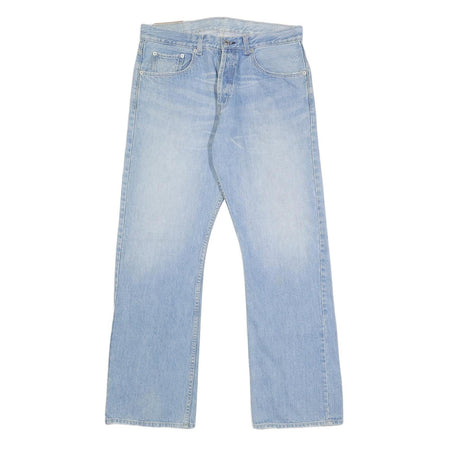 LEVI'S Mens Jeans Blue Regular Straight Denim Light W34 L32 Classic Button Fly