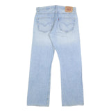LEVI'S Mens Jeans Blue Regular Straight Denim Light W34 L32 Classic Button Fly