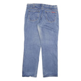 DICKIES Mens Regular Fit Blue Denim Jeans W34 L30 Classic Zip Cotton Blend