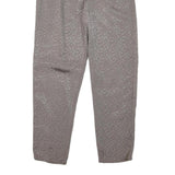 Womens Wool Blend Relaxed Grey Trousers W24 L27 Zip Closure Casual Comfort