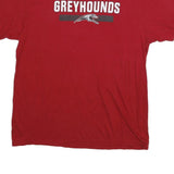 FANATICS Mens Red Greyhounds Graphic T-Shirt L Short Sleeve Crew Neck Casual