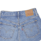 LEVI'S Womens Denim Blue Distressed Cut-Off Shorts S W26