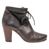 ALBERTO FERMANI Heeled Ankle Boots Brown Leather Womens UK 4