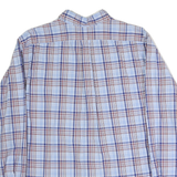 RALPH LAUREN Mens Blue & Maroon Check Shirt XL Classic Button-Down Cotton
