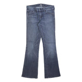 7 FOR ALL MANKIND Womens Jeans Blue Slim Flared Denim Medium W26 L28 Stylish