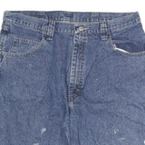 WRANGLER Mens Denim Blue Casual Shorts L W36 Cotton Classic Fit Pocketed