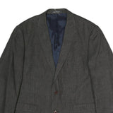 MARC O'POLO Mens Grey Linen Blazer Jacket 2XL Button Classic Tailored Plain