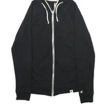 CHAMPION Womens Black Zip Up Hoodie M Casual Sportswear Sweatshirt