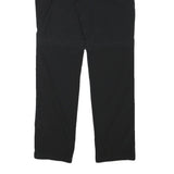 CUTTING EDGE Mens Polyester Blend Black Regular Fit Straight Trousers W30 L31