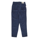 CASUCCI Womens Cotton Navy Regular Fit Straight Leg Trousers W26 L30 Classic