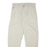 THE NORTH FACE Mens Regular Fit Beige Polyester Blend Trousers W33 L31 Comfort