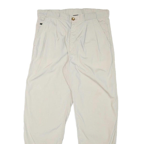 THE NORTH FACE Mens Regular Fit Beige Polyester Blend Trousers W33 L31 Comfort