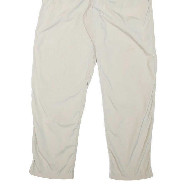 THE NORTH FACE Mens Regular Fit Beige Polyester Blend Trousers W33 L31 Comfort