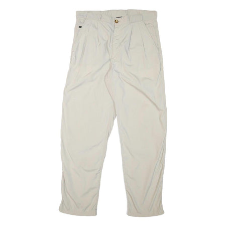 THE NORTH FACE Mens Regular Fit Beige Polyester Blend Trousers W33 L31 Comfort